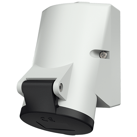 MENNEKES Wall mounted receptacle with TwinCONTACT 1725